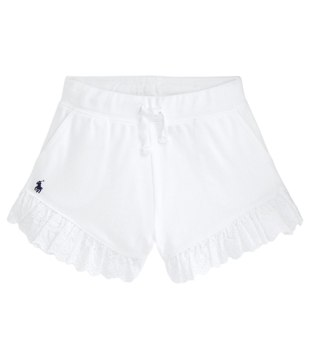 Polo Ralph Lauren Shorts - Classics - Hvid m. Blonder