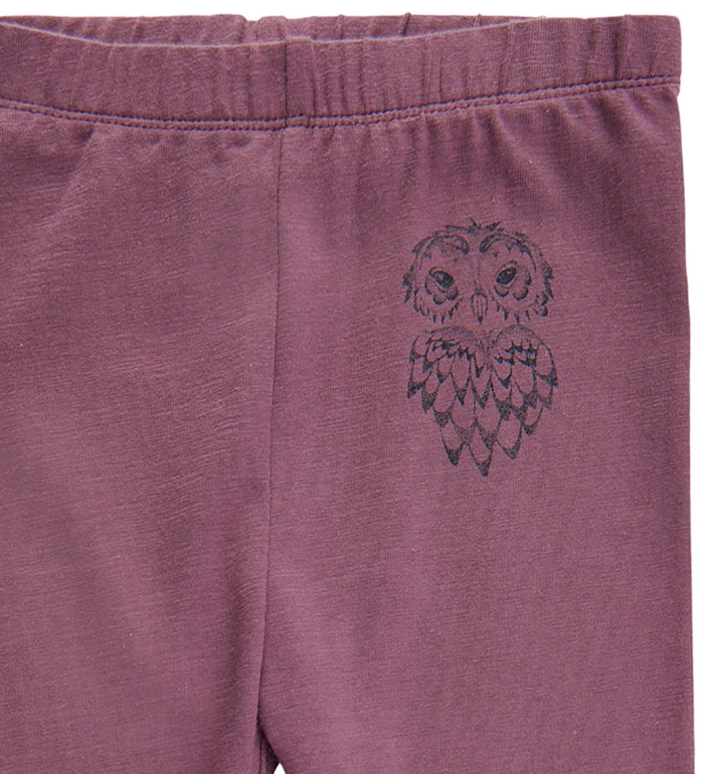 Soft Gallery Leggings - SGBaby Paula - Owl - Tulipwood