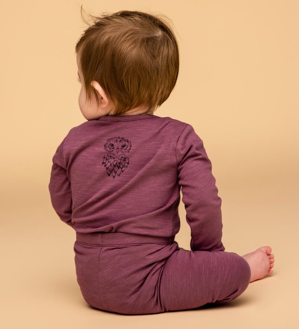 Soft Gallery Leggings - SGBaby Paula - Owl - Tulipwood