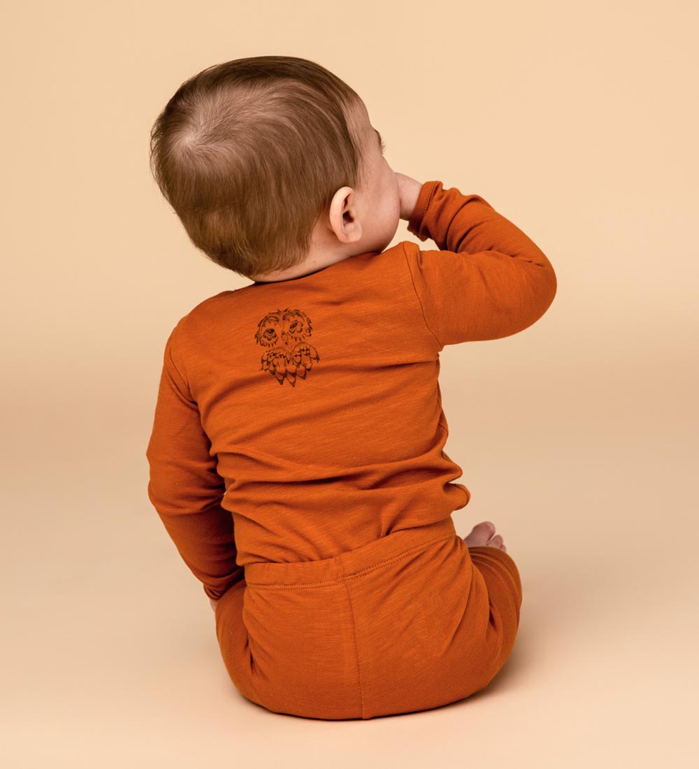 Soft Gallery Leggings - SGBaby Paula - Owl - Bombay Brown