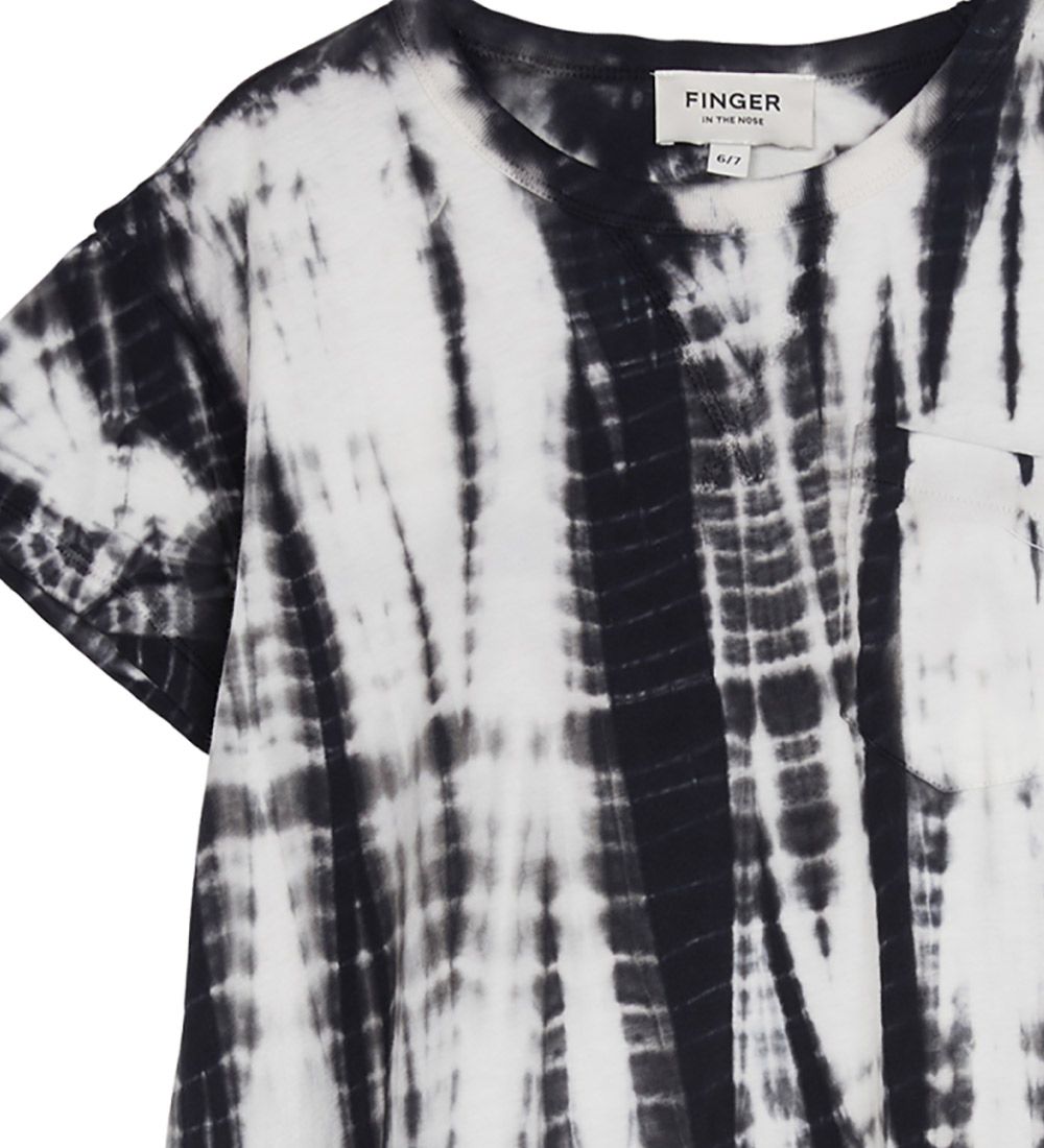 Finger In The Nose Kjole - Patti - Off White Tie & Dye