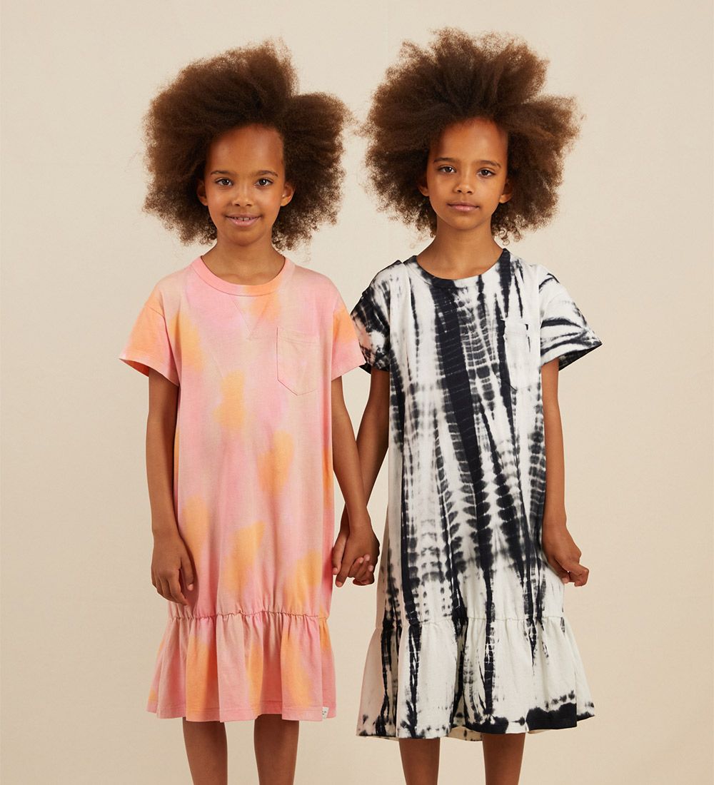 Finger In The Nose Kjole - Patti - Off White Tie & Dye