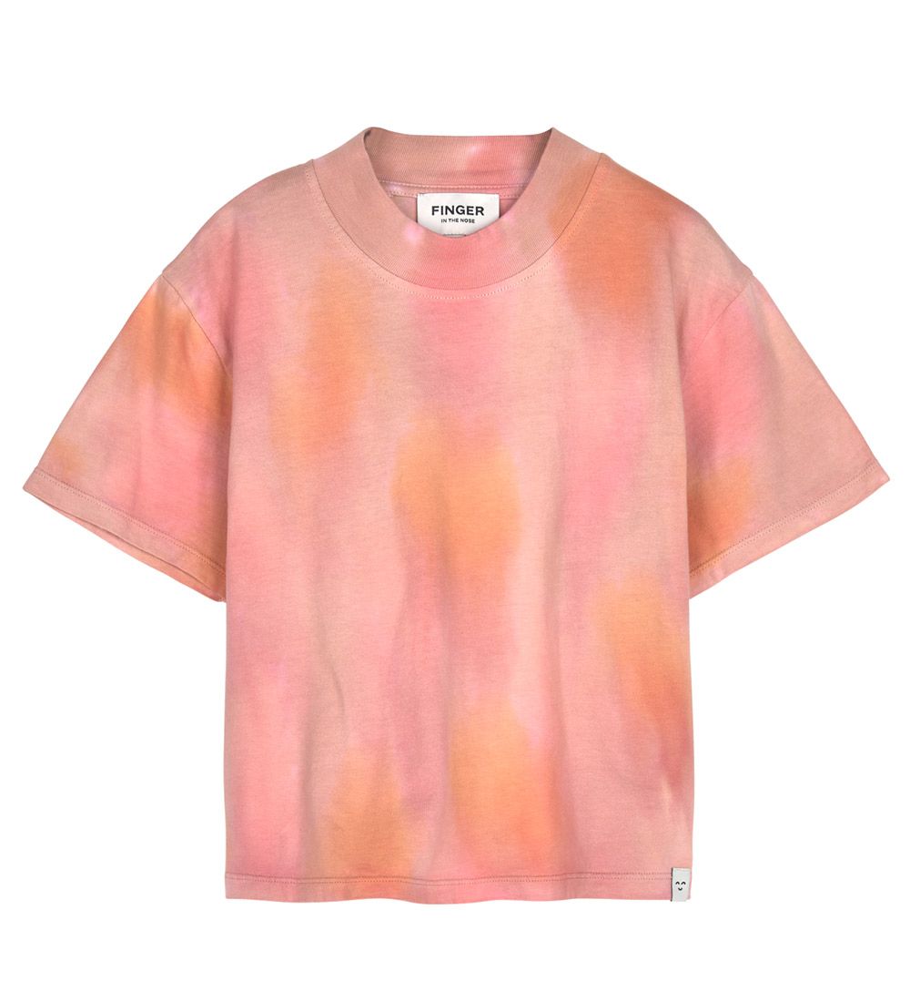 Finger In The Nose T-shirt - Nadia - Rainbow Tie & Dye