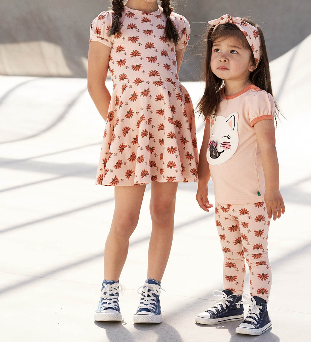 Freds World Leggings - Peacock - Rose Cream