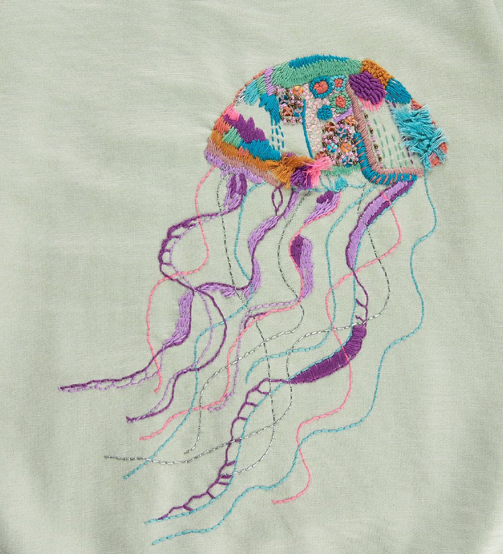 Soft Gallery Sweatshirt - SGGarly Jellyfish - Pale Aqua