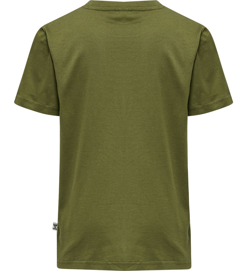 Hummel T-shirt - hmlTres - Capulet Olive