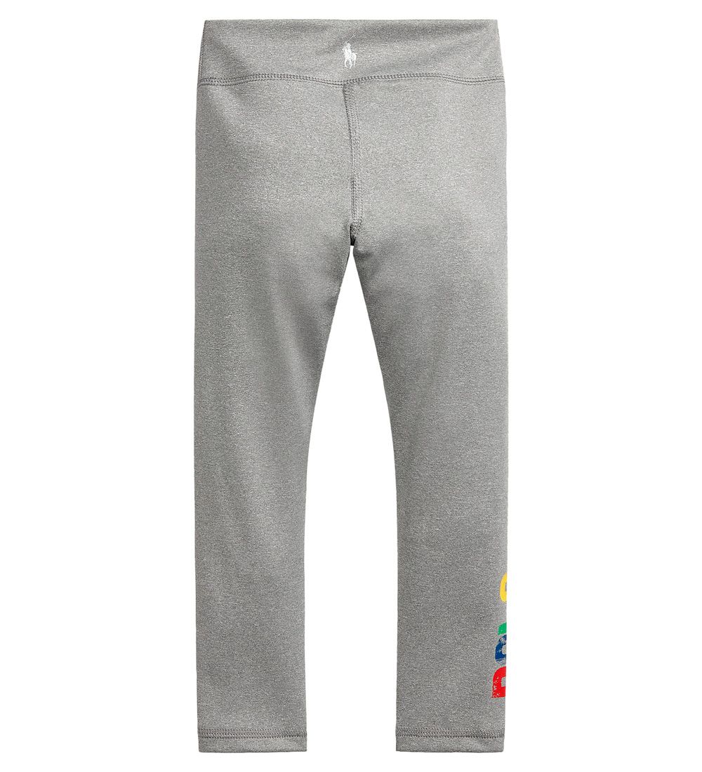 Polo Ralph Lauren Leggings - Color Shop - Gråmeleret m. Print