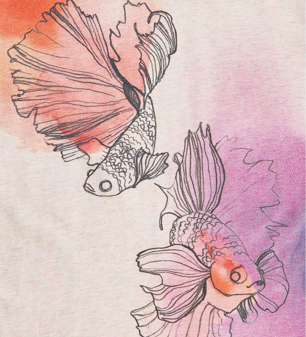 Soft Gallery T-shirt - SGJi Swirling - Chintz Rose