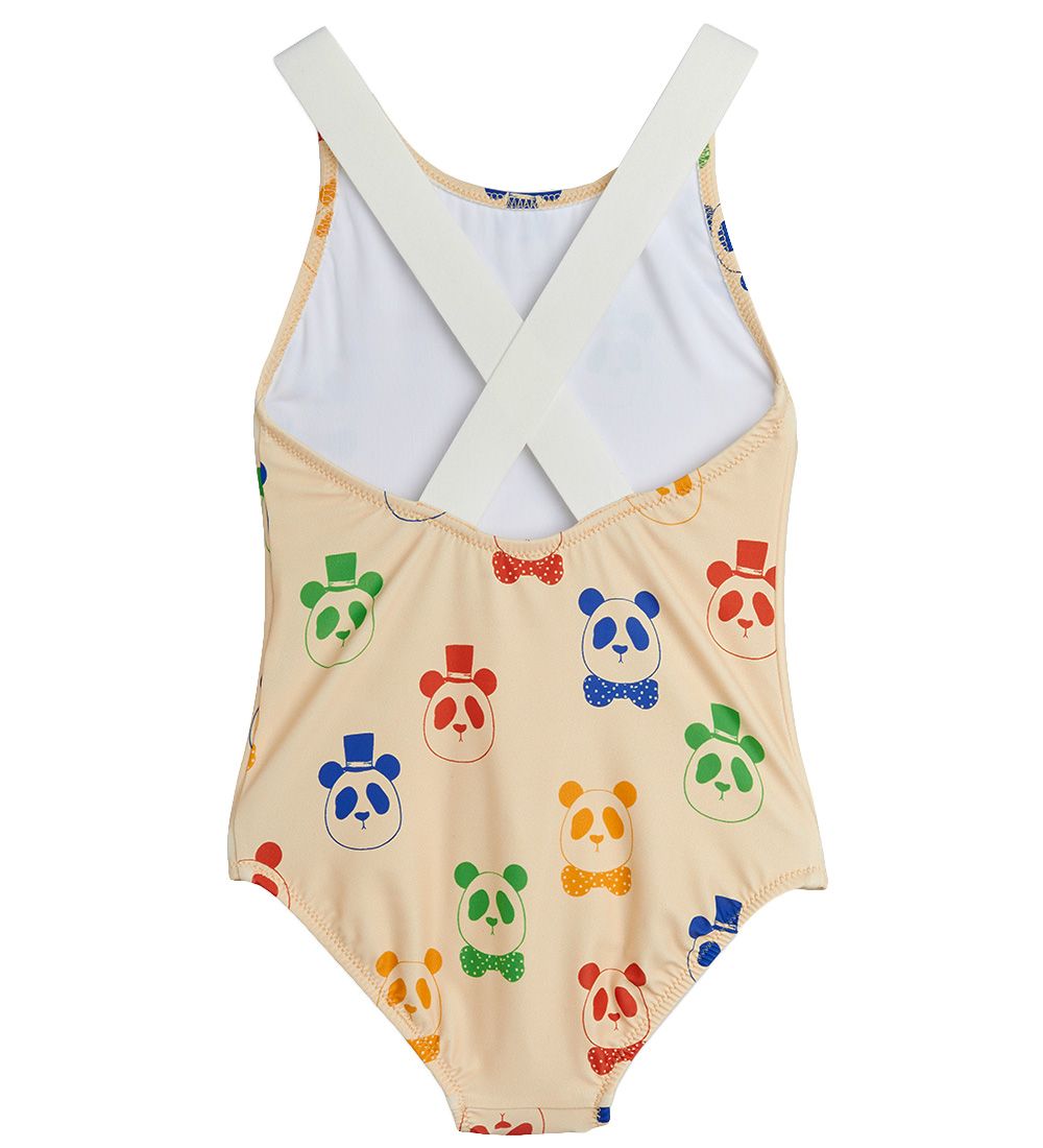 Mini Rodini Badedragt - UV 50+ - Panda - Beige