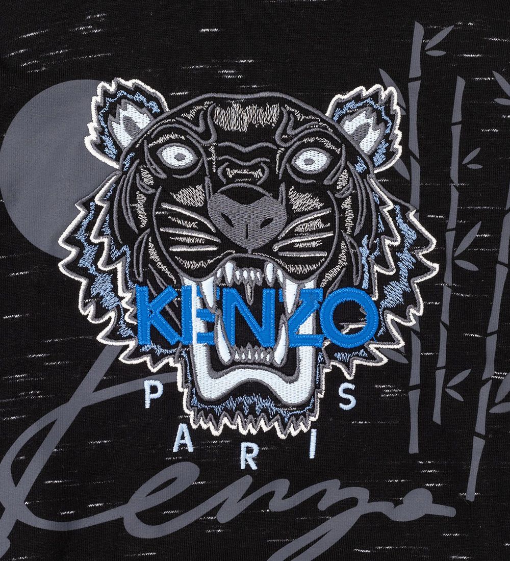 Kenzo Hættetrøje - Koksgrå m. Tiger