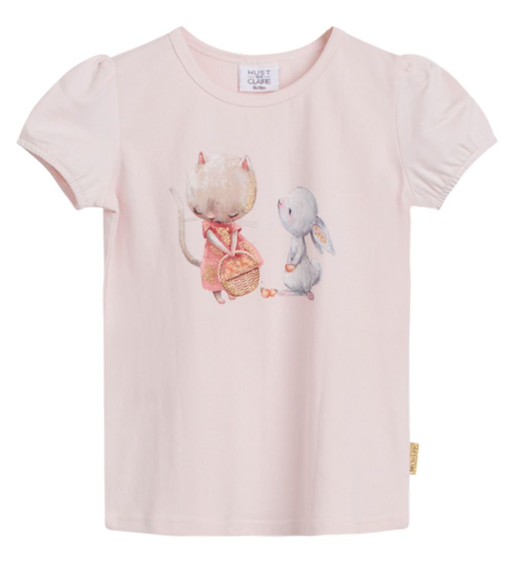 Hust and Claire T-Shirt - Annielle - Skin chalk