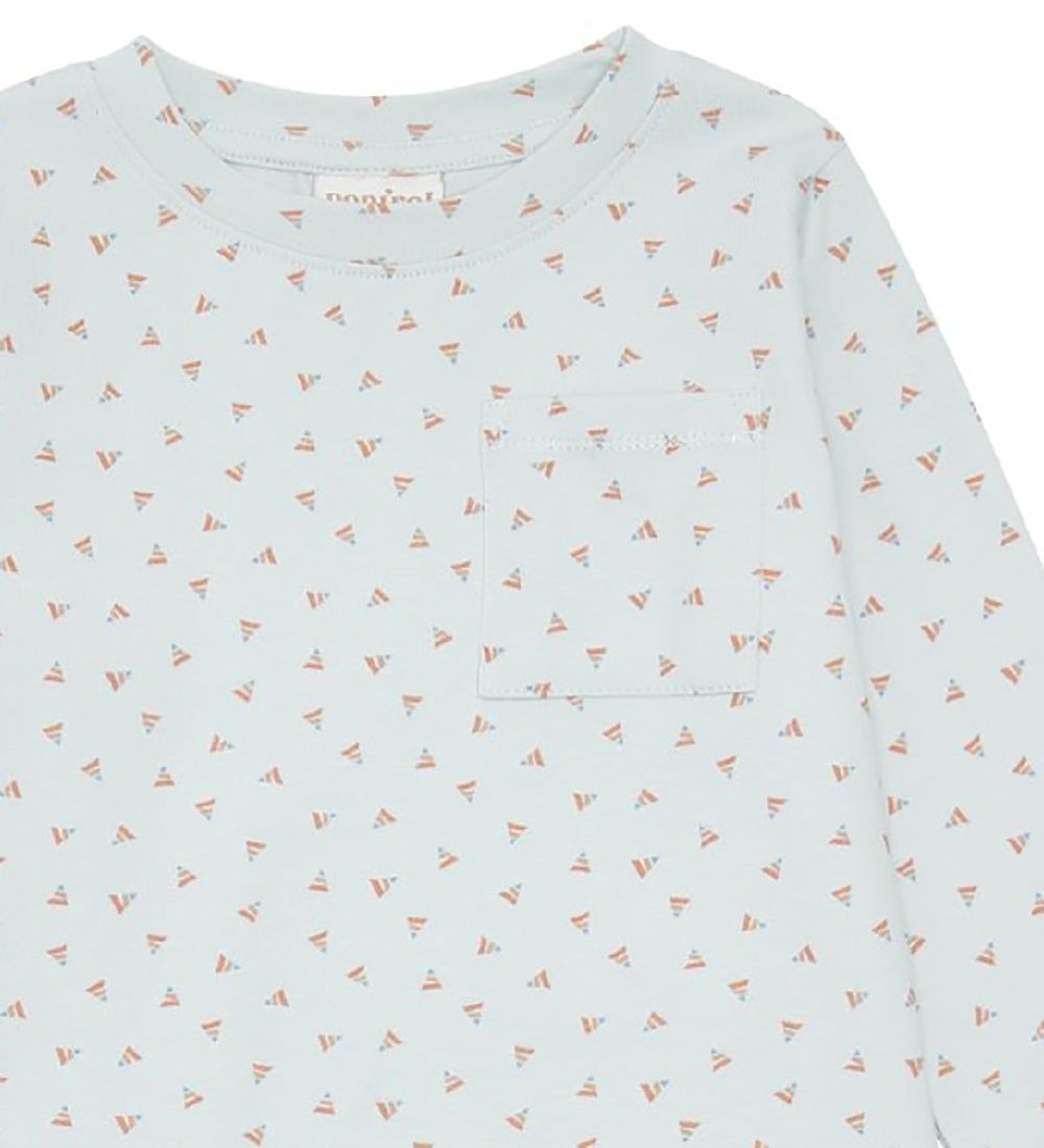 Popirol Bluse - Benni - Blue Air