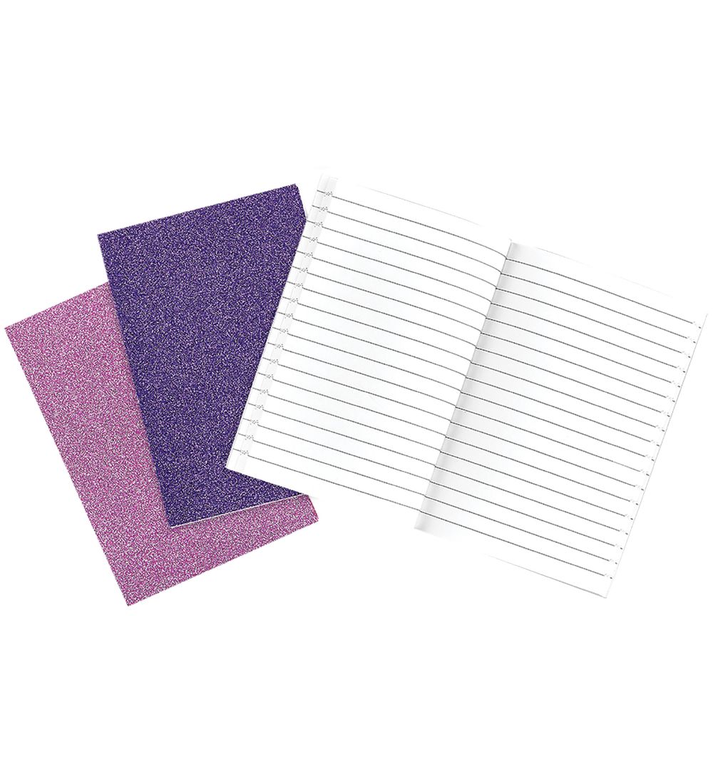 Ooly Notesbøger - 3-pak - Oh My Glitter! - Amethyst/Rhodolite
