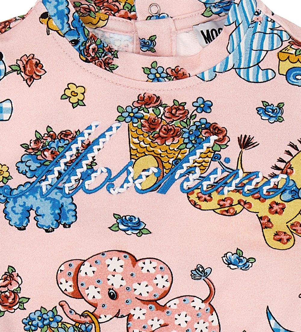 Moschino Sweatshirt - Rosa m. Print