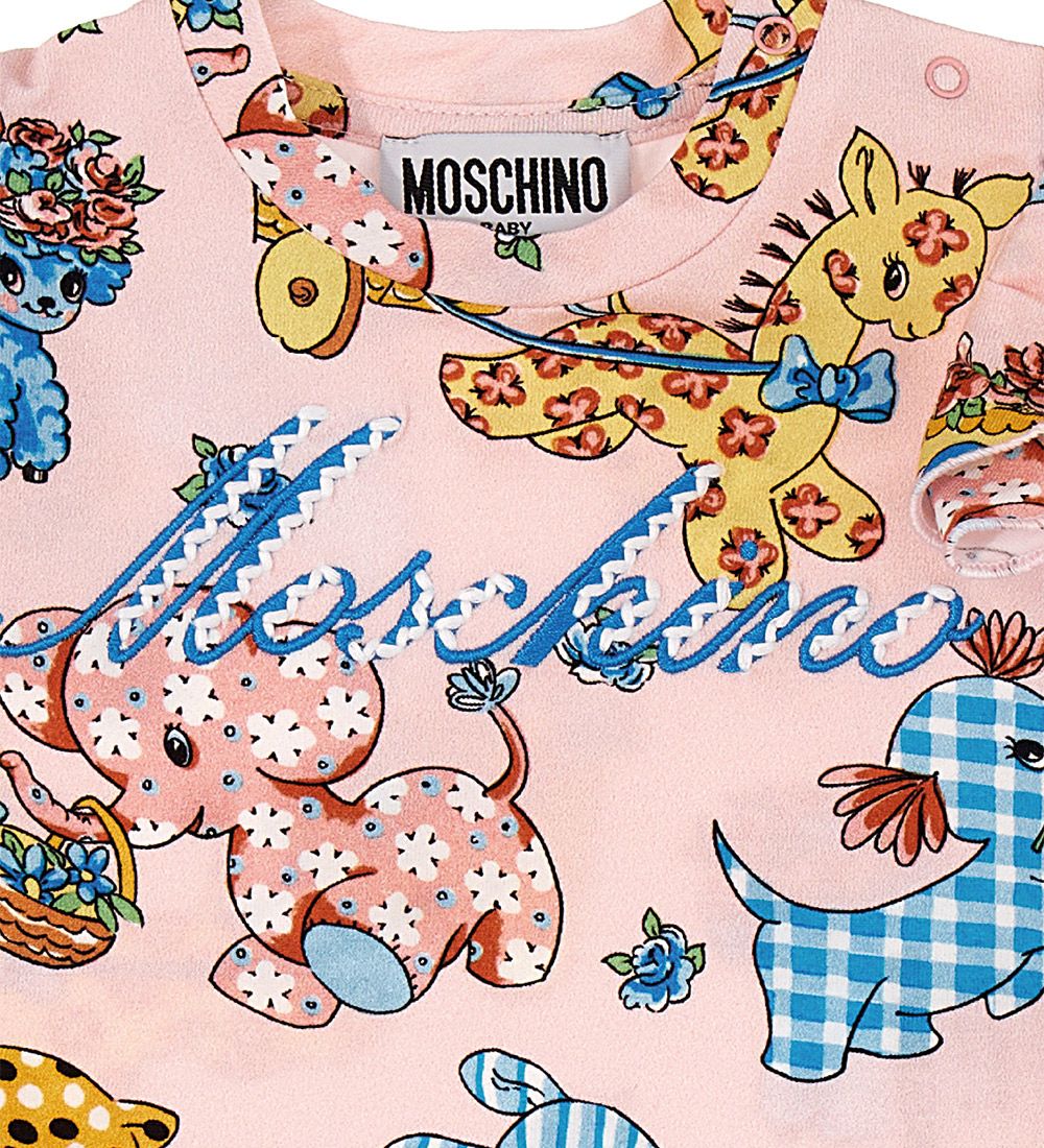 Moschino T-shirt - Rosa m. Print