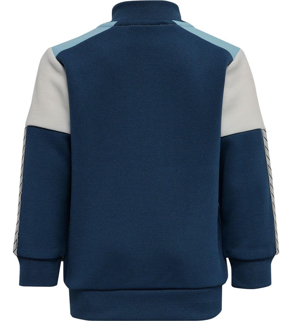 Hummel Cardigan - hmlGrady - Lyseblå/Navy