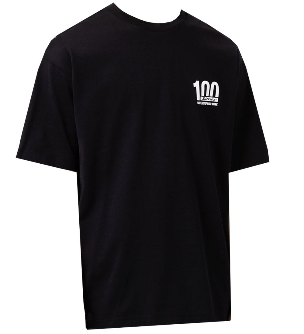 Dickies T-shirt - Dickies 100 Logo - Sort