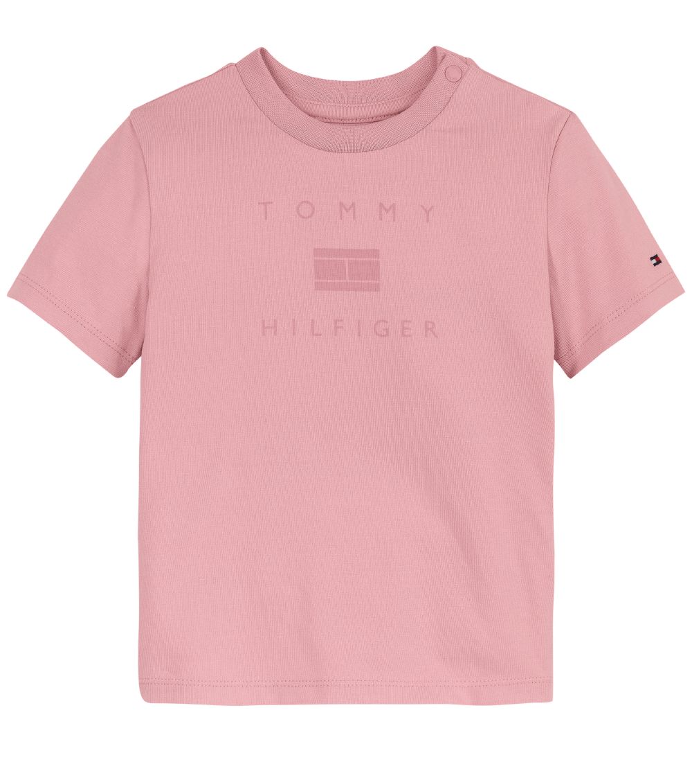 Tommy Hilfiger T-shirt - Logo - Broadway Pink