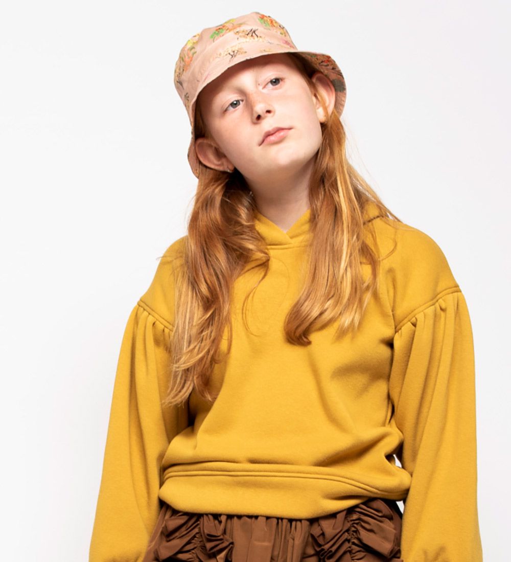 Christina Rohde Bøllehat - Beige m. Blomster