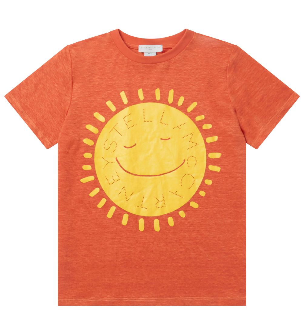 Stella McCartney Kids T-Shirt - Orange m. Sol