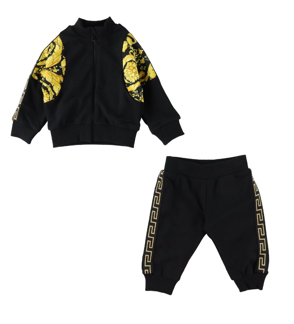 Versace Sweatsæt - Sort/Gul