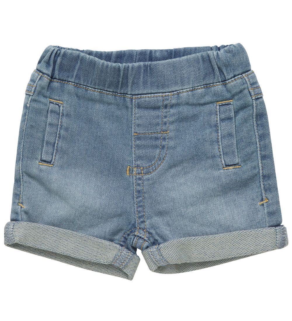 Minymo Shorts - Sweat Denim - Light Blue Denim
