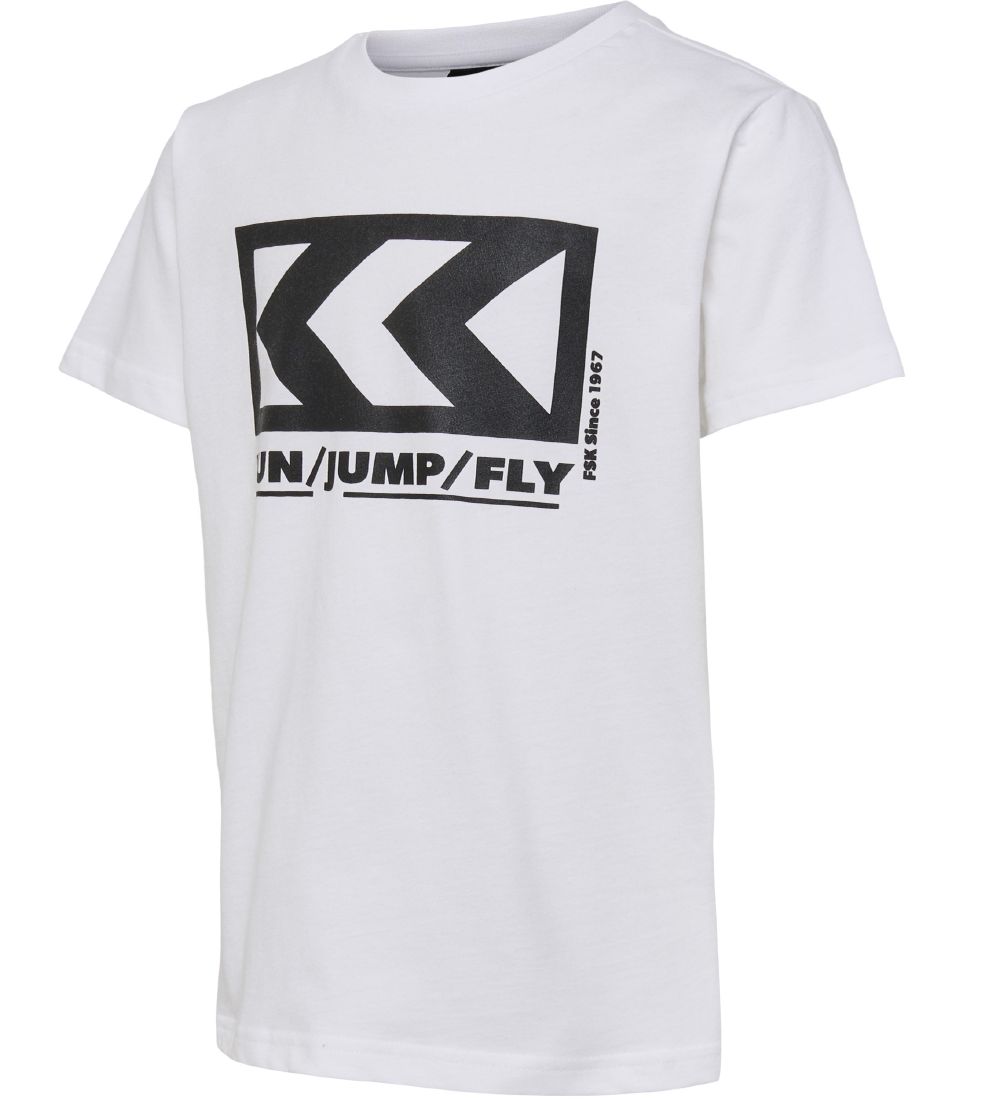 Hummel T-shirt - hmlFSK Low - Hvid