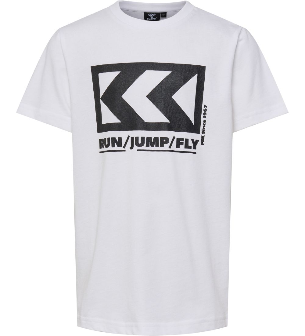 Hummel T-shirt - hmlFSK Low - Hvid