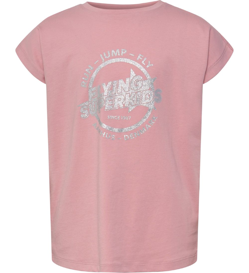 Hummel T-shirt - hmlFSK Hop - Rosa