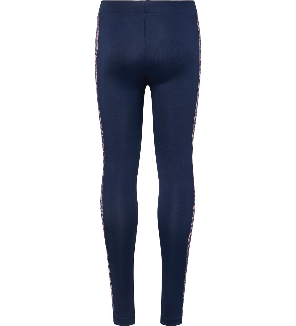 Hummel Leggings - hmlFSK Joy - Black Iris/Heather Rose