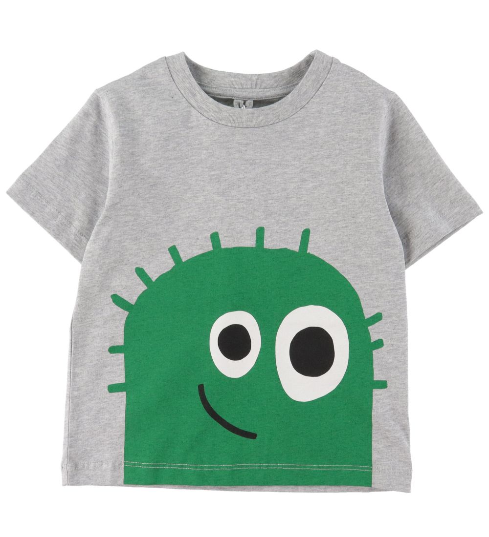 Stella McCartney Kids T-Shirt - Grmeleret m. Kaktus