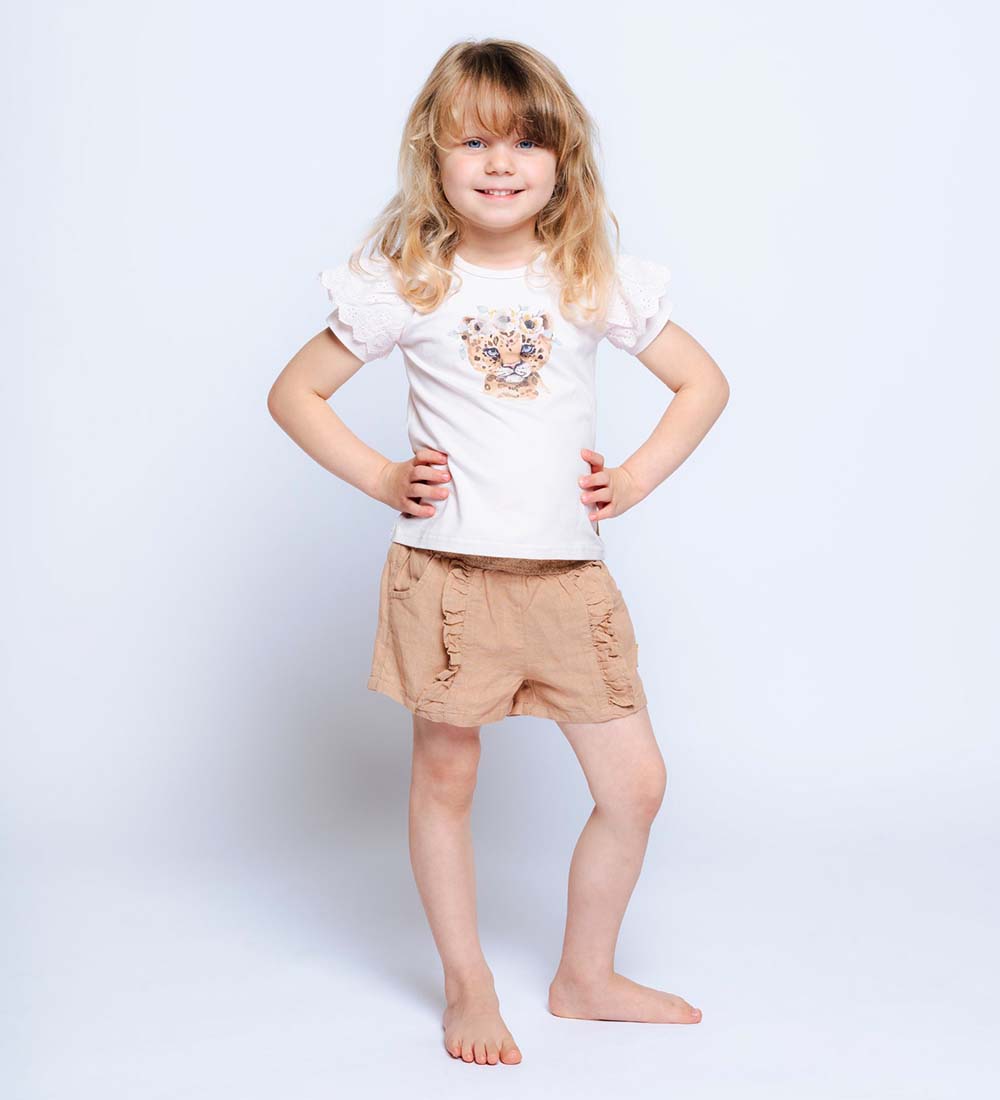 Hust and Claire T-Shirt - Alisia - Skin chalk