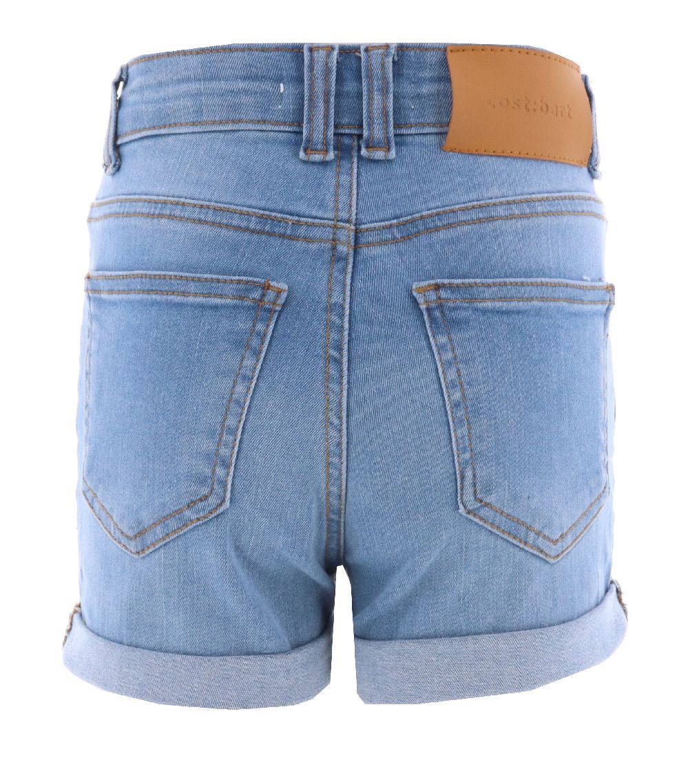Cost:Bart Shorts - Moon - Medium Blue Denim Washed