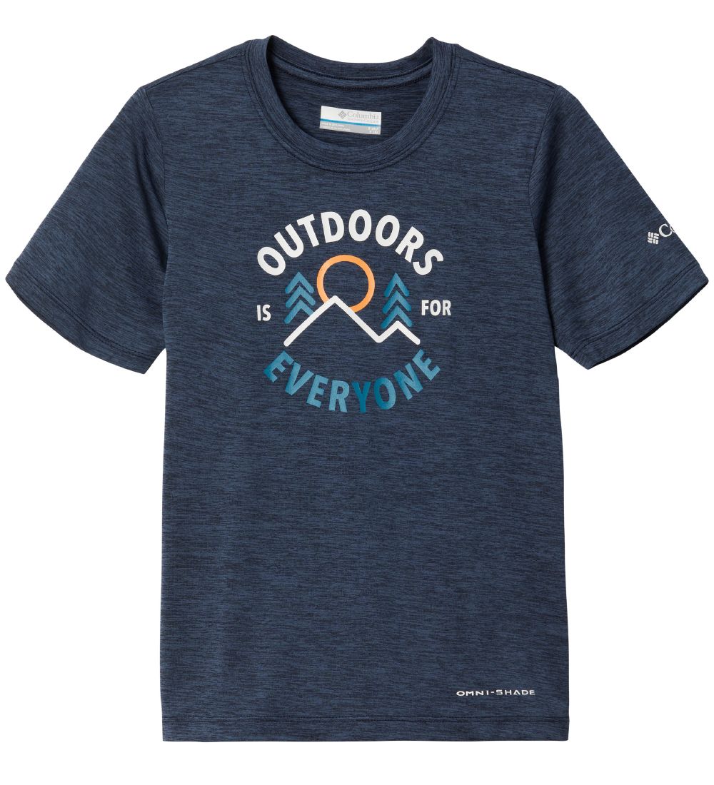 Columbia T-shirt - Mount Echo - Collegiate Blue