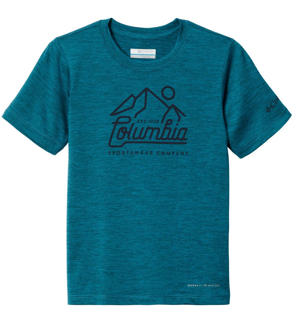 Columbia T-shirt - Mount Echo - Deep Marine