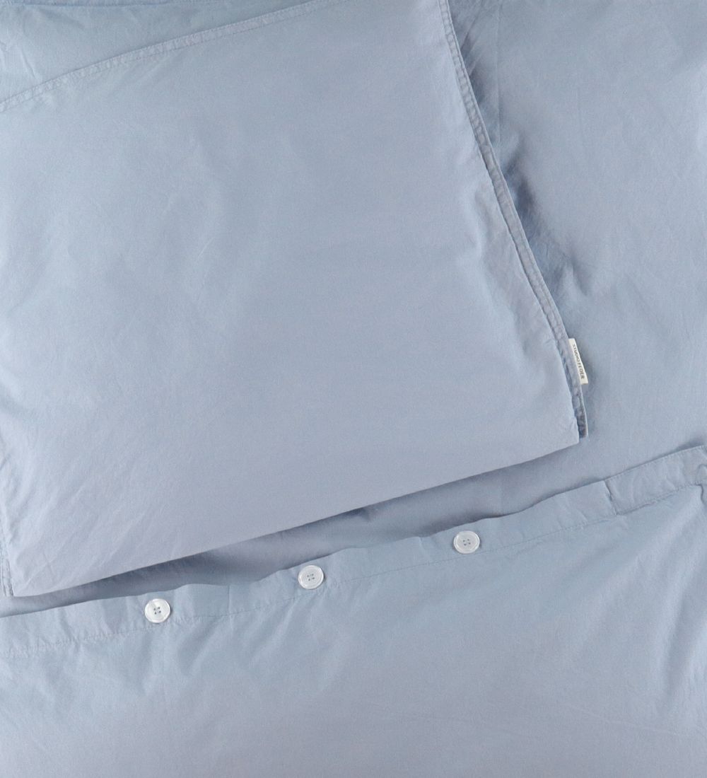 Studio Feder Sengetøj - Baby - 70x100 - Dusty Blue
