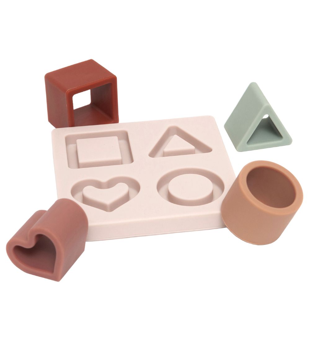 Petit Monkey Puslespil - Shape - Heart - 4 Brikker