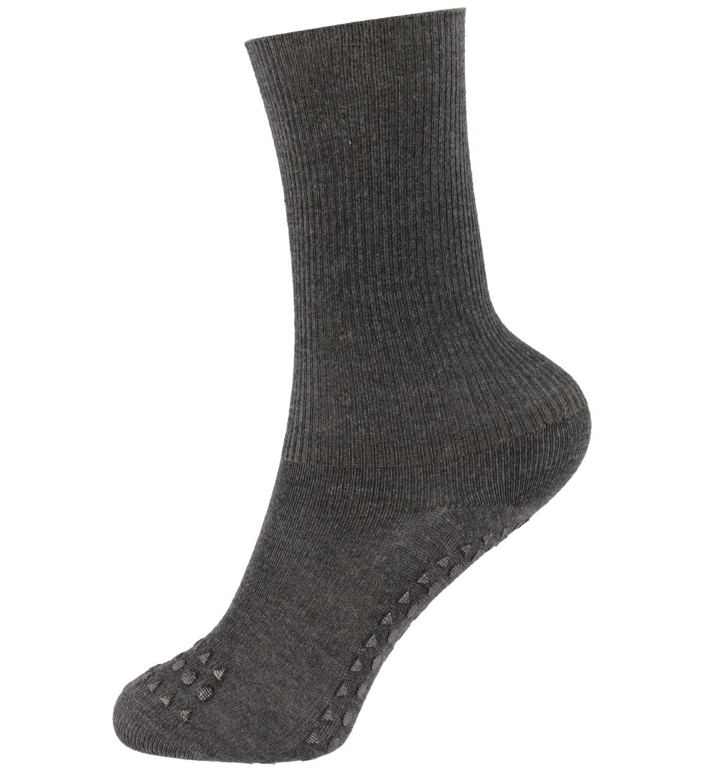 GoBabyGo Skridsikre Strømper - 4-Pak - Blue/Grey