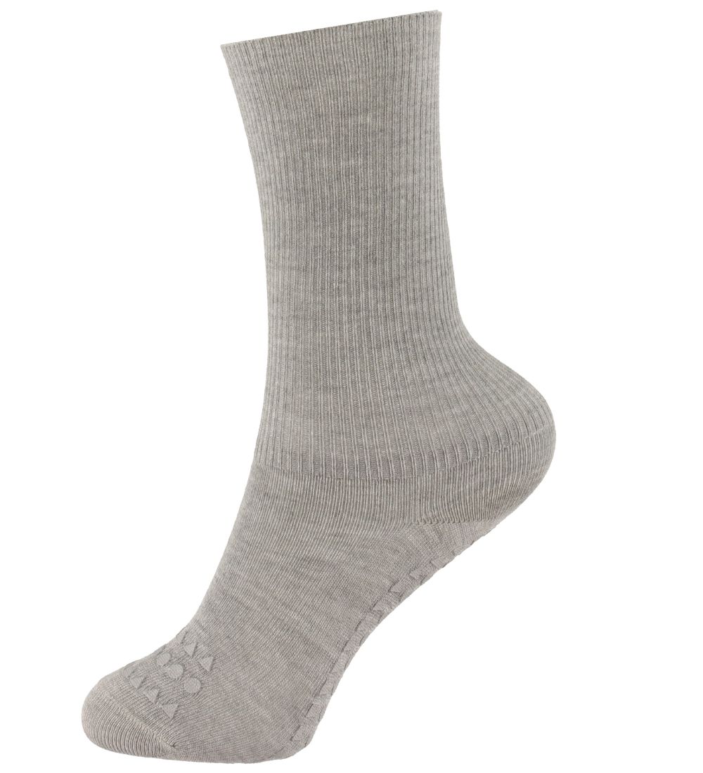 GoBabyGo Skridsikre Strømper - 4-Pak - Blue/Grey