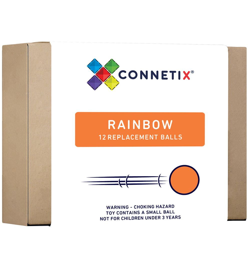 Connetix Kugler - 12 stk. - Rainbow Replacement