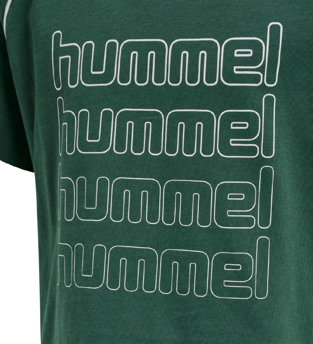 Hummel T-Shirt - hmlDex - Smoke pine