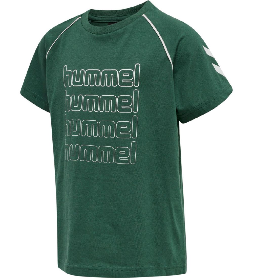 Hummel T-Shirt - hmlDex - Smoke pine