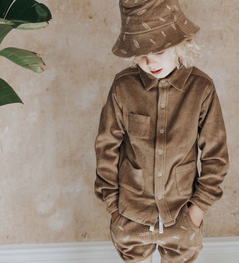 Monsieur Mini Skjorte - Terry - Bronze