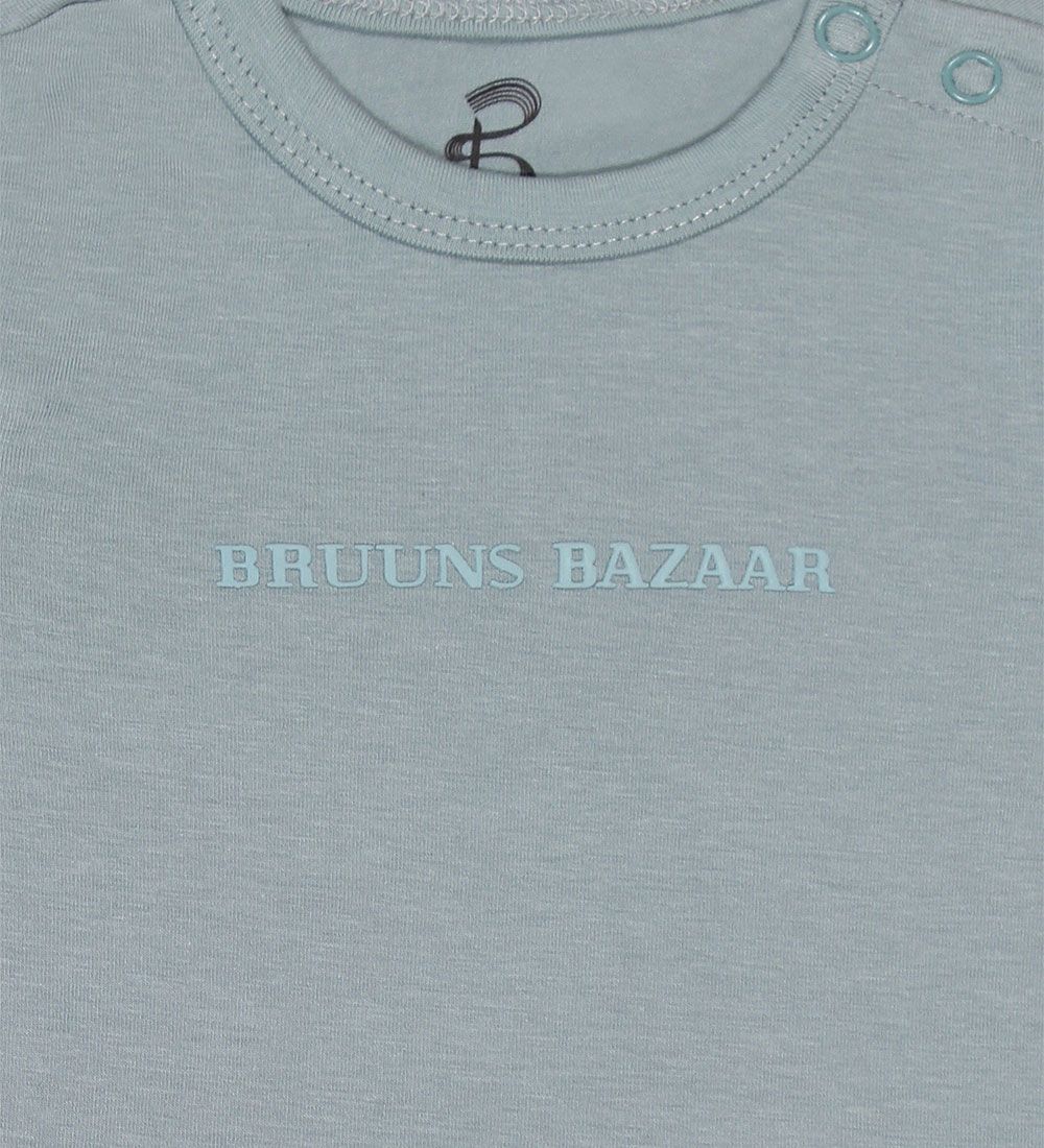 Bruuns Bazaar Body l/ - Carl William - Slate Blue