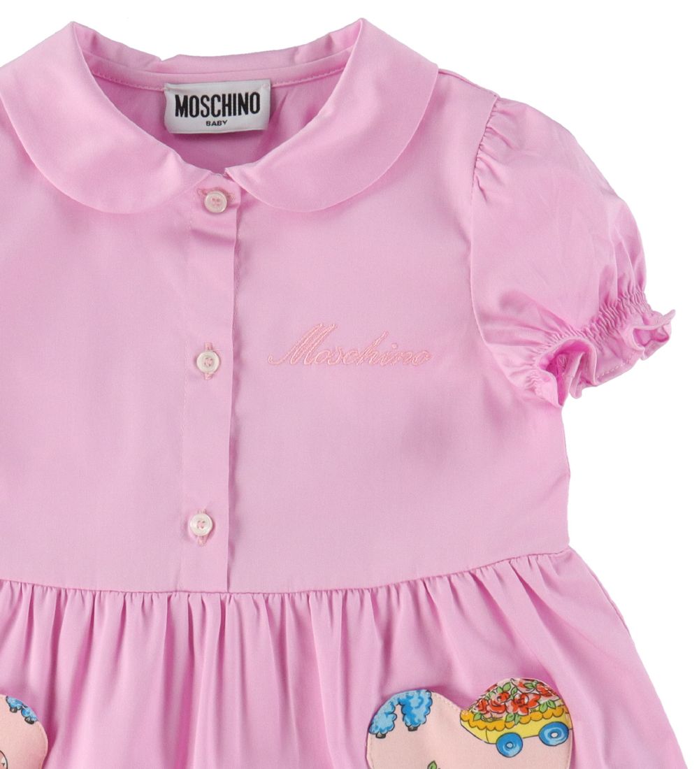 Moschino Kjole - Pink m. Hjerter