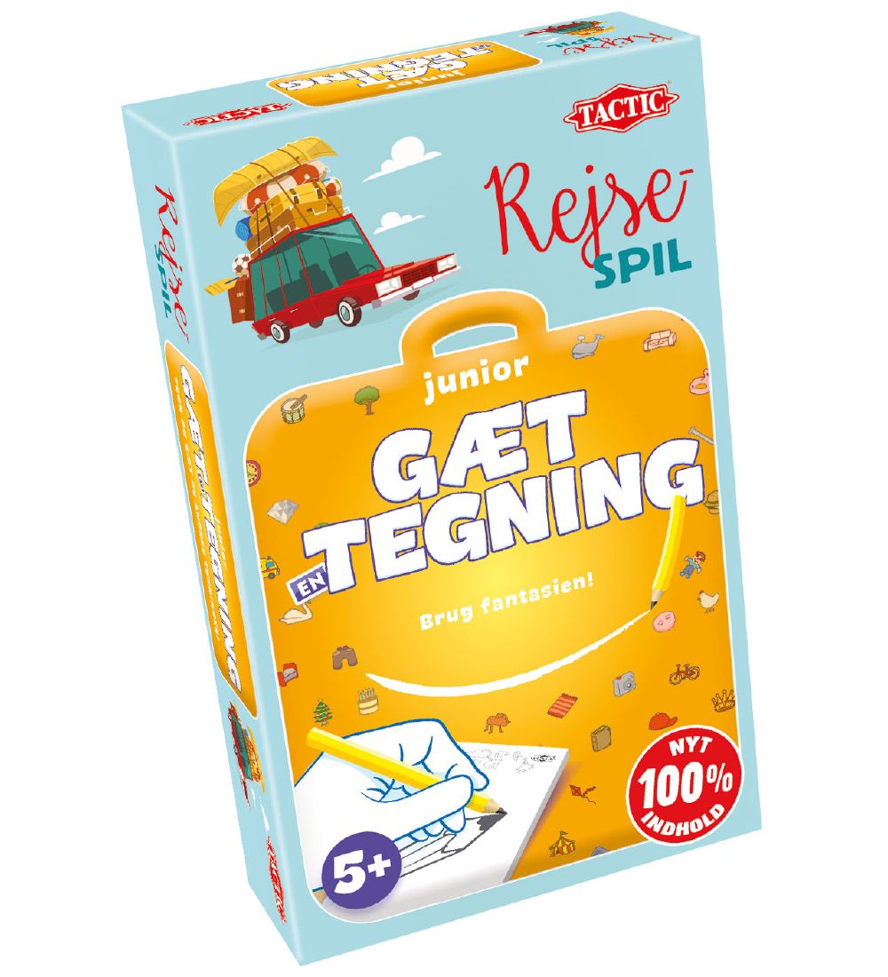 TACTIC Rejsespil - Gæt En Tegning - Junior