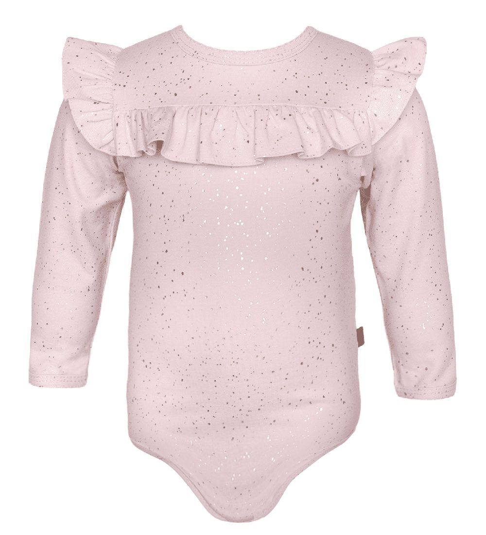 Little Wonders Body l/æ m. Flæser - Amelia - Pearl Pink Glitter