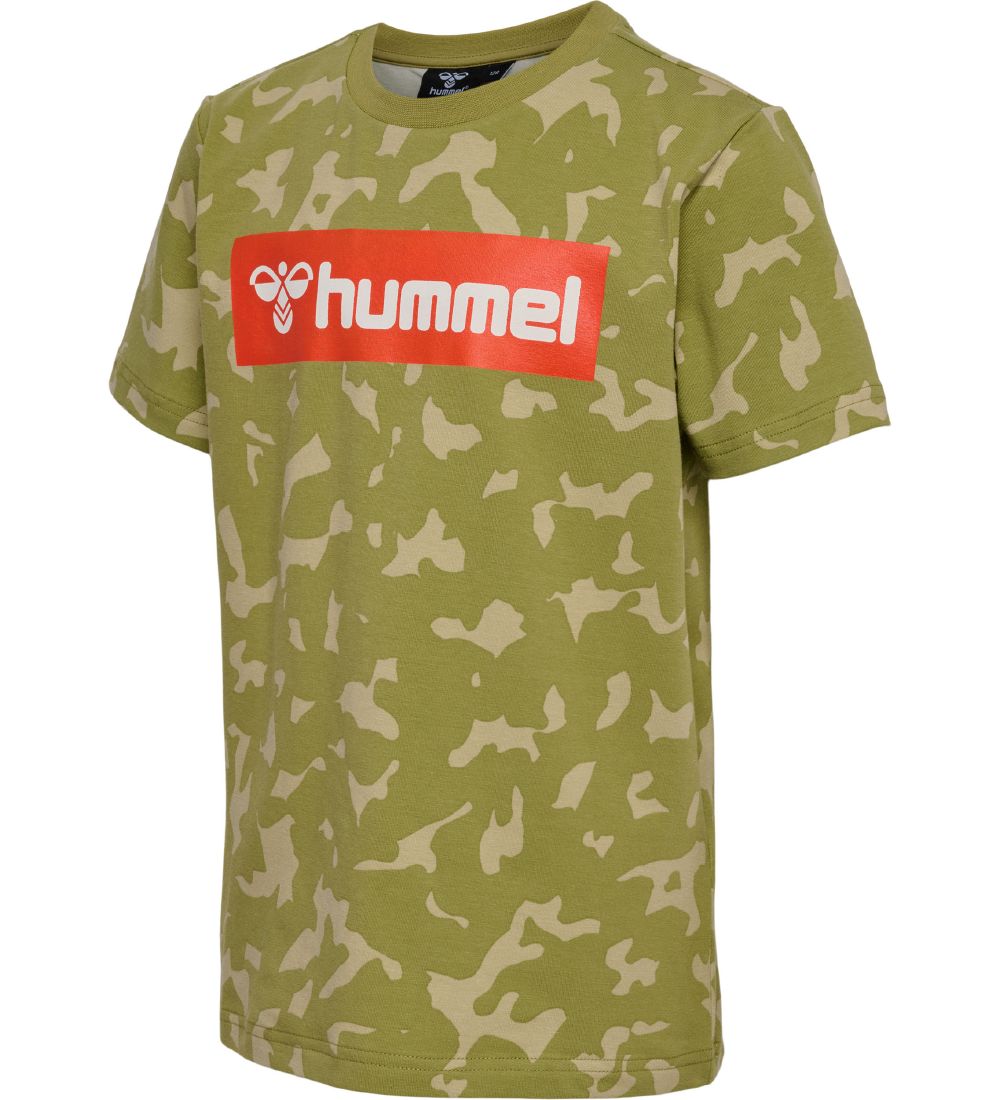 Hummel T-shirt - hmlRush - Green Olive