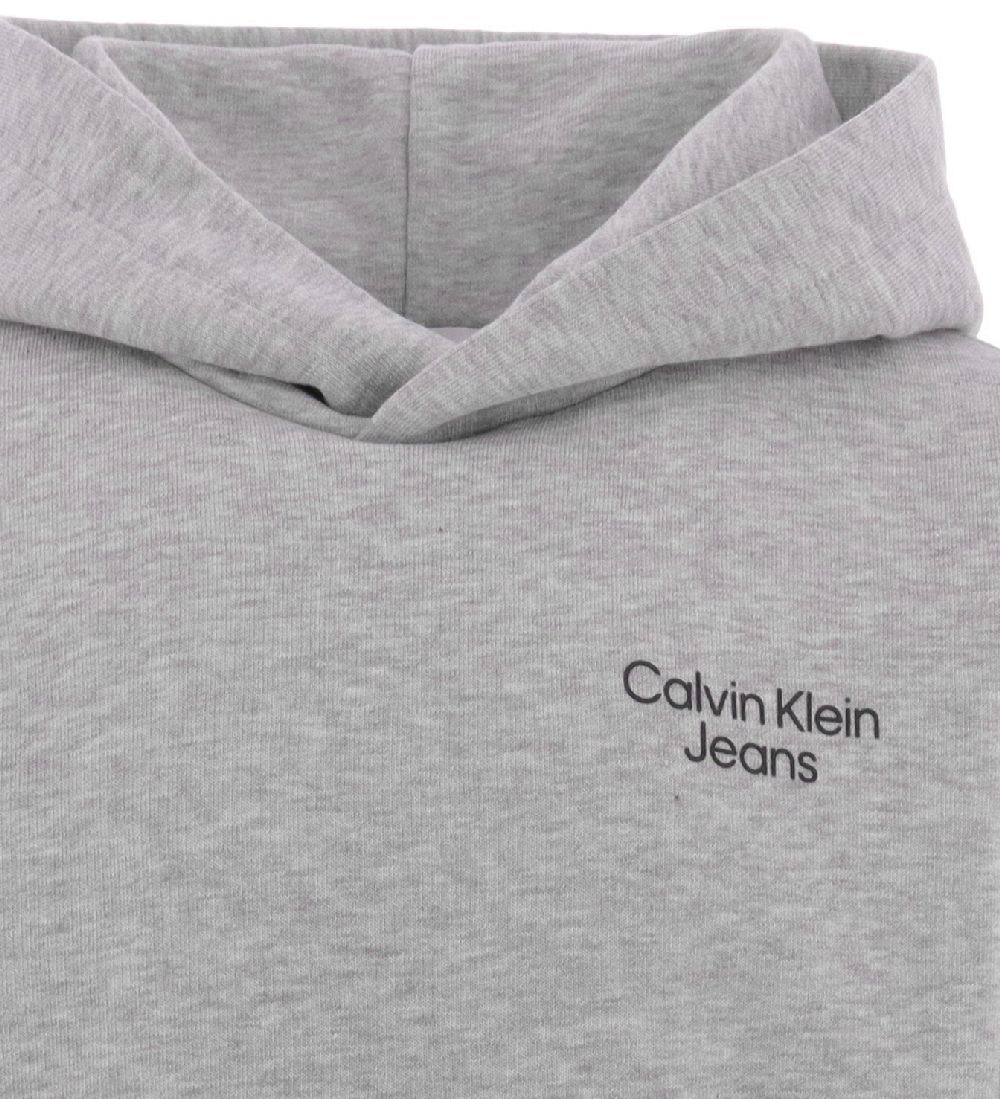 Calvin Klein Httetrje - Stack Logo - Light Grey Heather