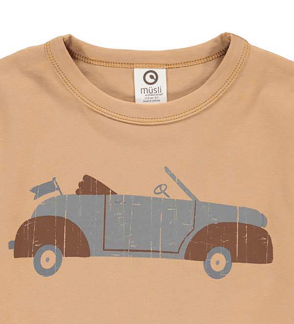 Msli T-shirt - Car - Tan